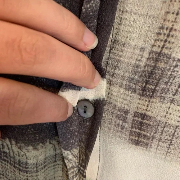 Women’s John Mark Viscose Abstract Tunic Shirt Dress Lagenlook Artsy Size Large - Picture 4 of 10